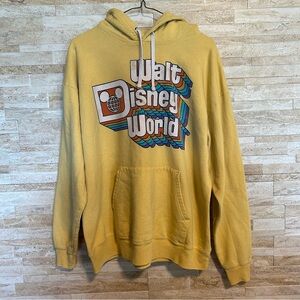 Walt Disney World Hoodie Retro Vintage Style Sweatshirt Large